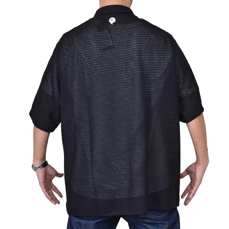 大きいサイズ メンズ ネスタブランド NESTA BRAND 半袖シャツ ラインテープ メッシュ シャツ XXL | NESTA BRAND | 02
