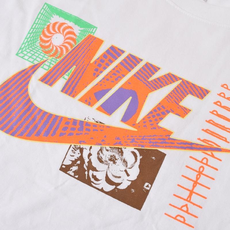 NIKE 大きいサイズ メンズ ナイキ ロゴプリント 半袖Tシャツ 白