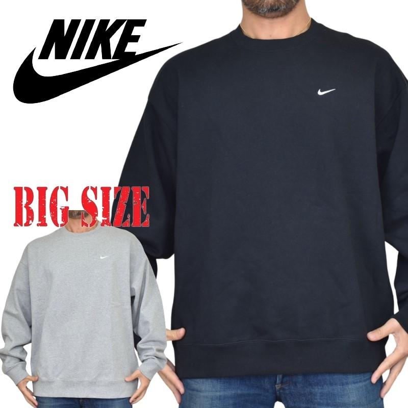 バレンシア トレーニング 長袖スエットシャツ Ｌサイズ nike NIKE（ナイキ） 大きいサイズ メンズ クルーネック スウェットシャツ