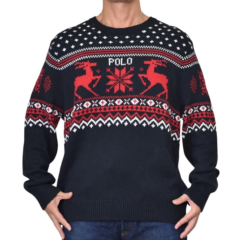 Polo by Ralph Lauren ノルディック柄セーター XXL POLO RALPH LAUREN（ポロ・ラルフローレン） 大きいサイズ メンズ