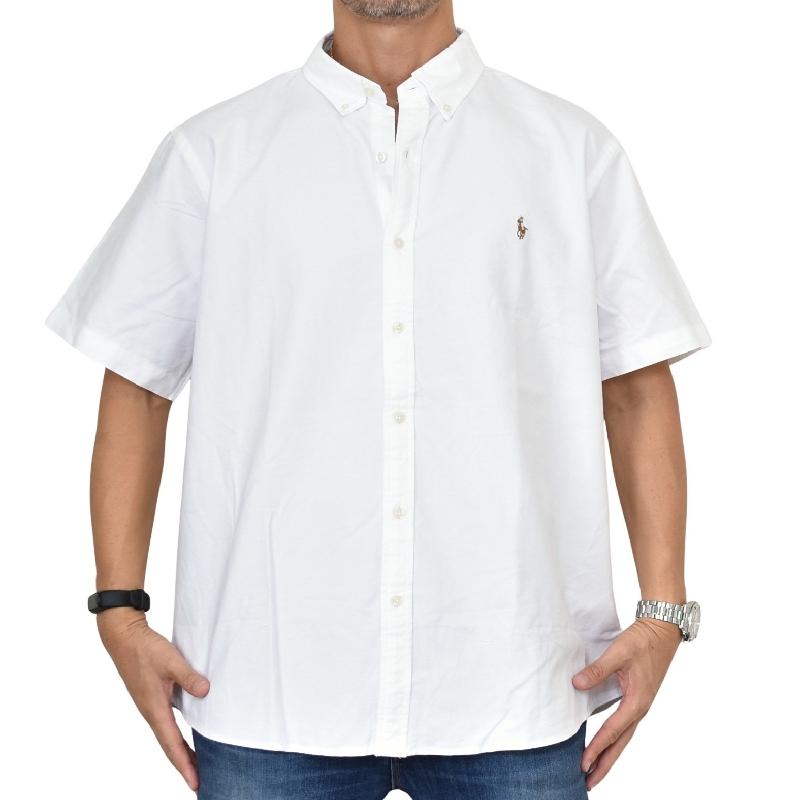 Polo Ralph Lauren 半袖ボタンダウンシャツ【サイズXL】 POLO RALPH LAUREN（ポロ・ラルフローレン） 大きいサイズ メンズ ワン