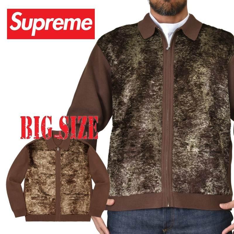 22AW Supreme Faux Fur Zip Up Cardigan | www.namakafloat.com