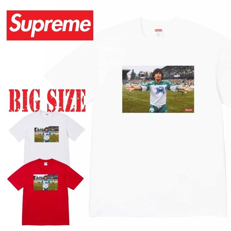 Supreme 大きいサイズ メンズ シュプリーム Maradona Tee 半袖 Tシャツ 