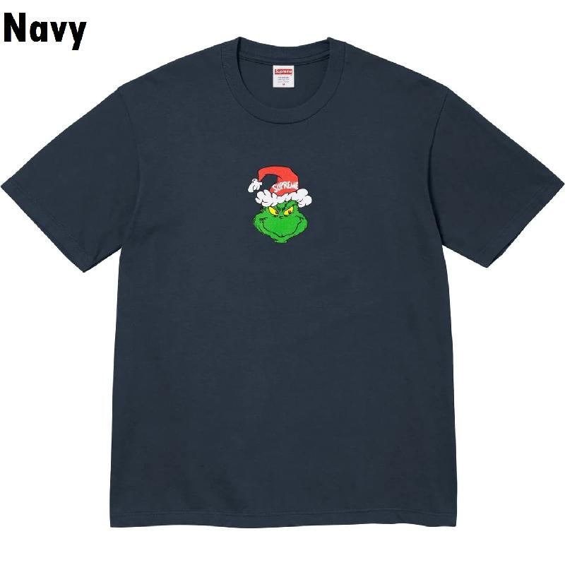 トップス Supreme Grinch Tee Navy XXL Supreme（シュプリーム） 大きいサイズ メンズ Grinch Tee 半袖 T