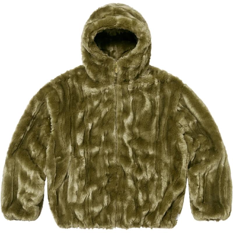 Supreme シュプリーム Faux Fur Hooded Jacket フェイクファー Supreme シュプリーム Faux Fur Hooded Jacket フェイクファー