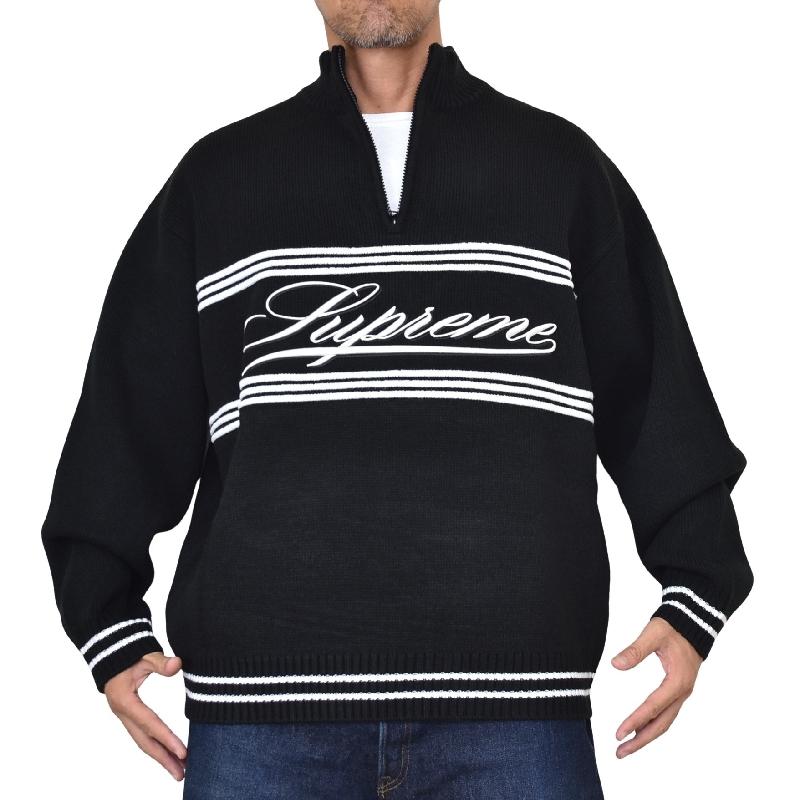 Supreme（シュプリーム） 大きいサイズ メンズ Script Stripe Half Zip
