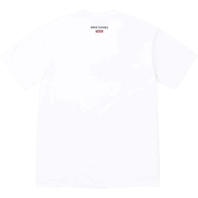 Supreme / Ernie Barnes Tee/Tシャツ/XXL/コットン/WHT Supreme（シュプリーム） 大きいサイズ メンズ Ernie Barnes Tee 半袖