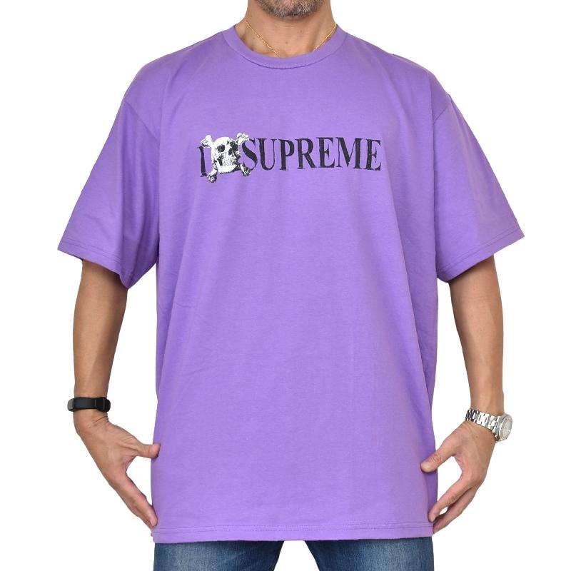 【新品未使用】正規品サイズSシュプリームtシャツsupremeユニセックス Supreme（シュプリーム） 大きいサイズ メンズ Skull Tee 半袖 Tシャツ