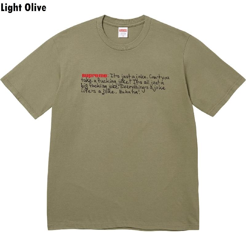Supreme（シュプリーム） 大きいサイズ メンズ Joke Tee 半袖 Tシャツ