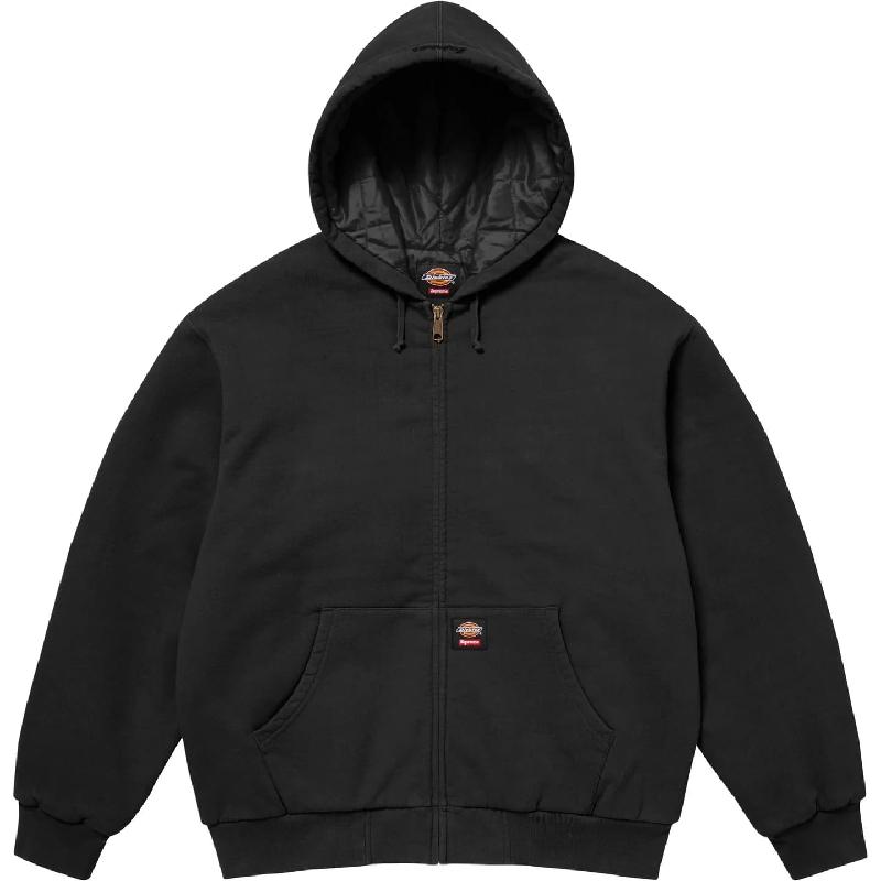 Supreme 黒 フーディ　Lサイズ シュプリーム パーカー フーディー ブラック メンズ レディース ユニ