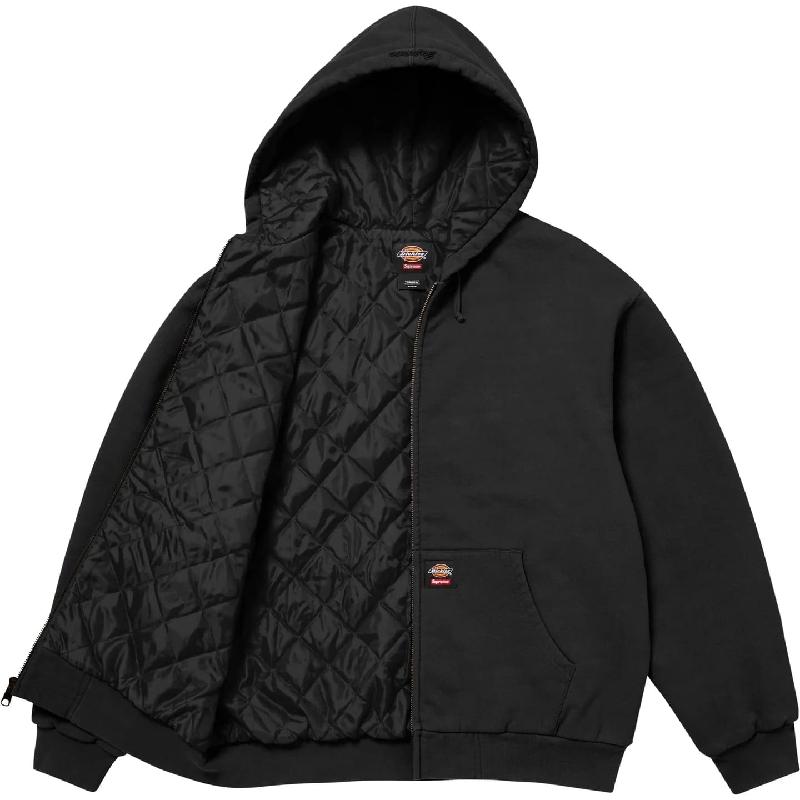 Supreme キルティングパーカー ブラック M Supreme キルティング ジップ パーカー | ブラック | FARFETCH JP