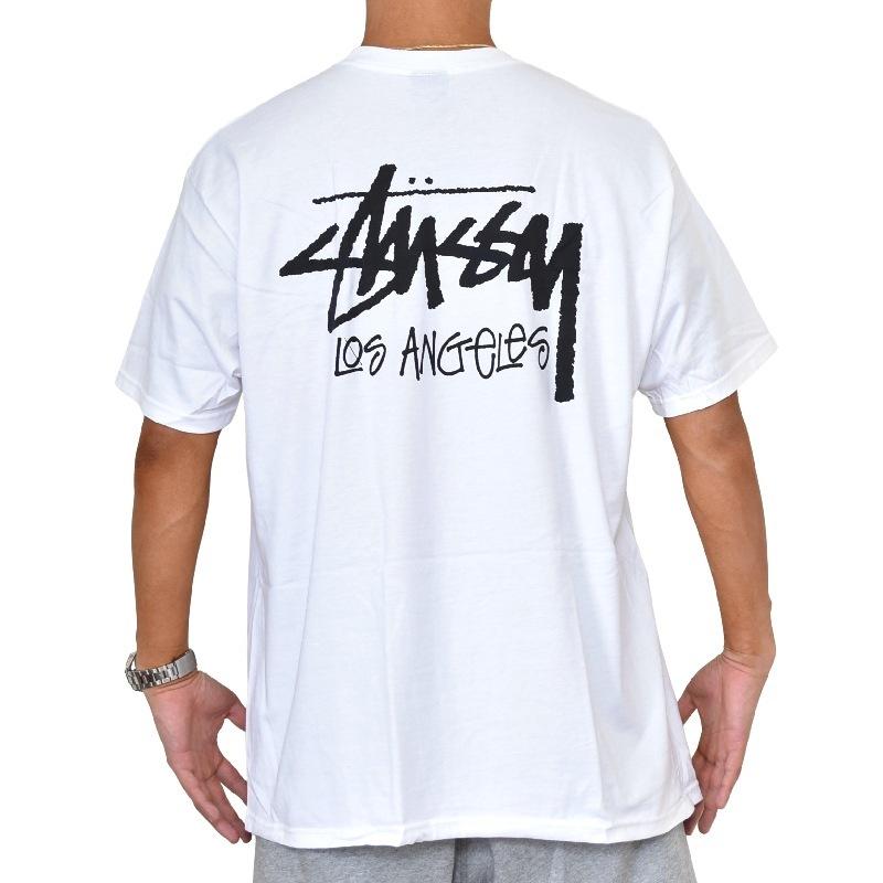 大きいサイズメンズ STUSSY ステューシー半袖 Tシャツ LA限定