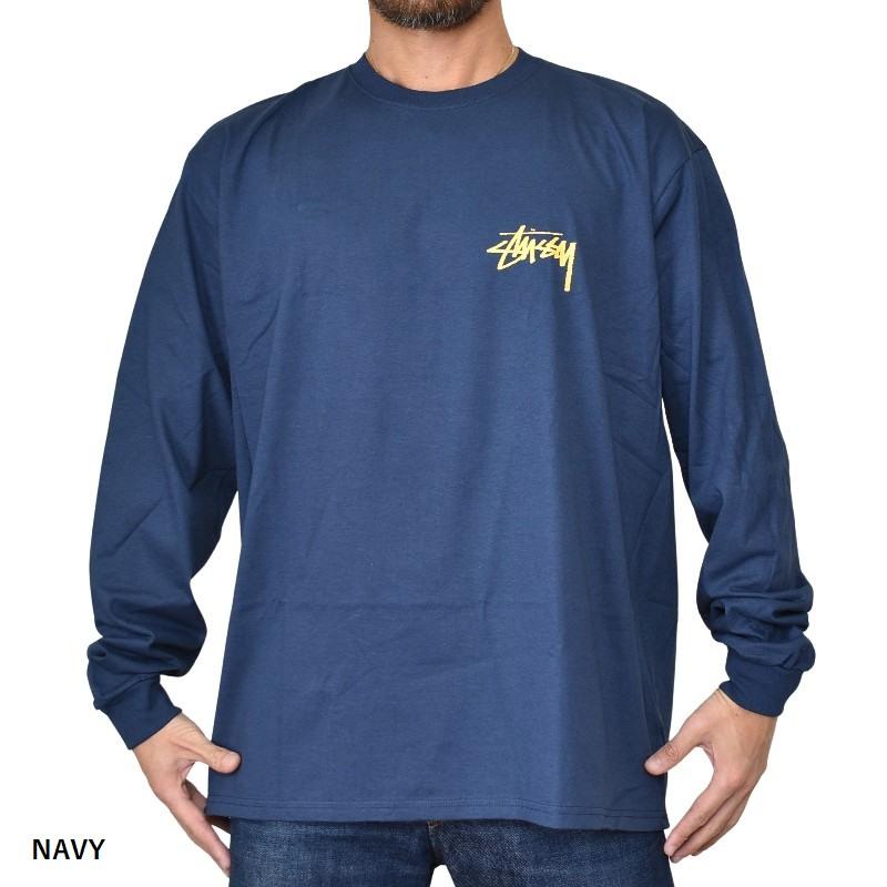 大きいサイズメンズ STUSSY ステューシー ロンＴ 長袖 Tシャツ バック