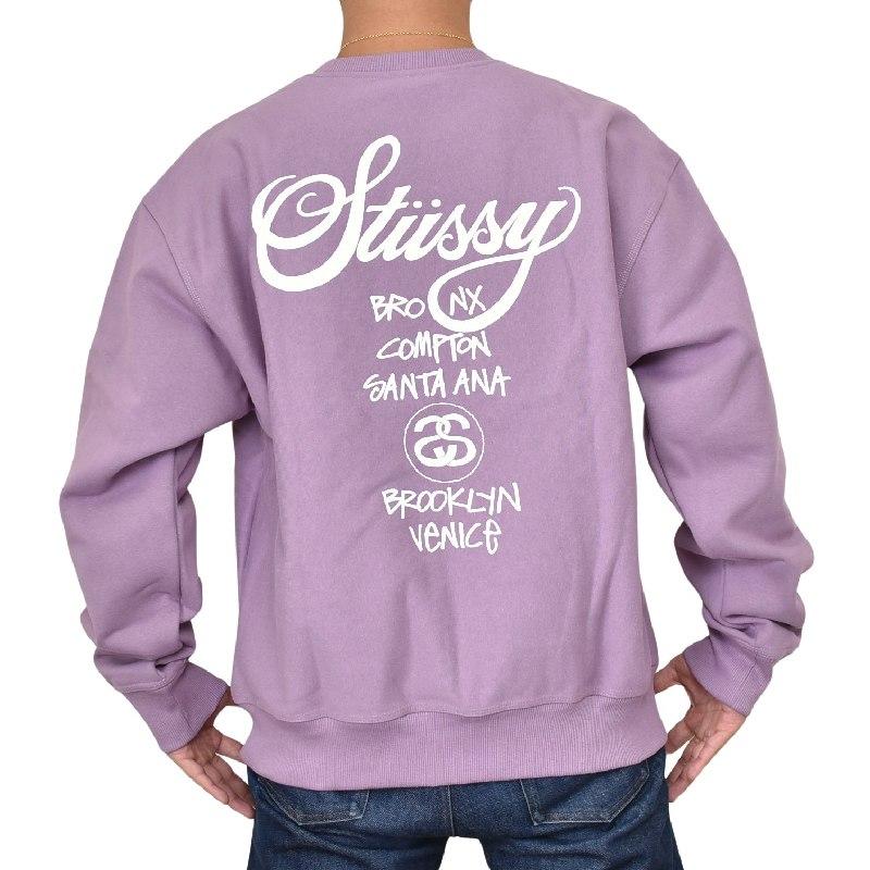 STUSSY（ステューシー） 大きいサイズメンズ クルーネック スウェット