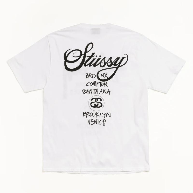 デッドストック☆STUSSY ワールドツアー アルゼンチン代表 半袖Tシャツ STUSSY（ステューシー） 大きいサイズメンズ 半袖 Tシャツ WORLD TOUR