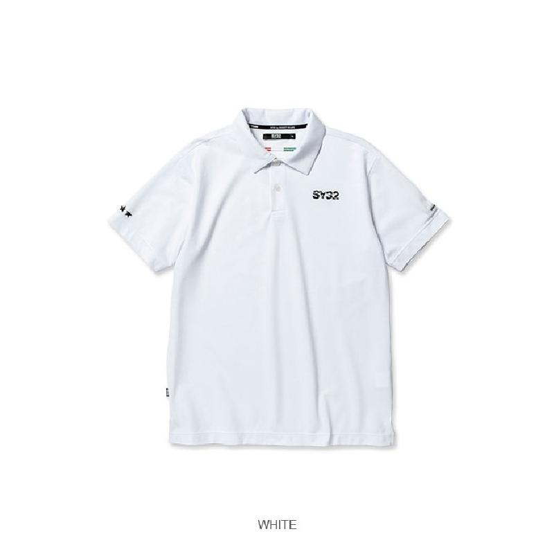 SALE 別注 大きいサイズ メンズ SY32 by SWEET YEARS スウィートイヤーズ 半袖 ポロシャツ POLO SHIRTS ゴルフウエア 迷彩 ワンポイント ロゴ XXL XXXL XXXXL｜deff｜10