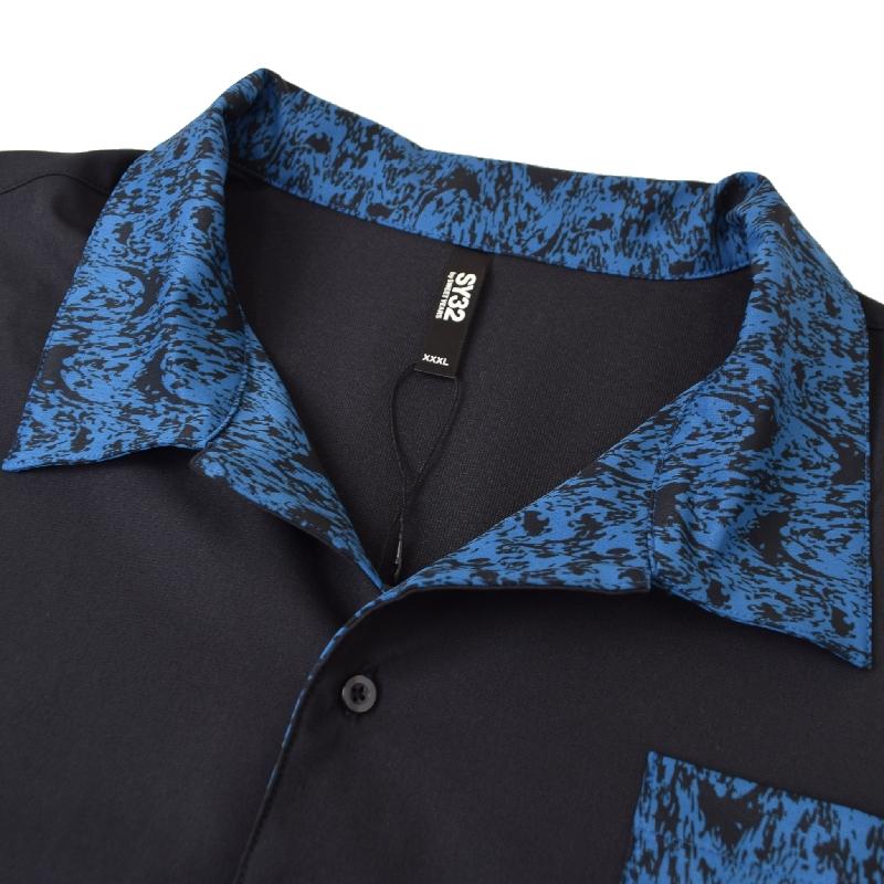大きいサイズ メンズ SY32 by SWEET YEARS スウィートイヤーズ グラフィックオープンカラー 半袖シャツ アロハ GRAPHIC OPEN COLAR SHIRT XXXL XXXXL | SY32 by SWEET YEARS | 07