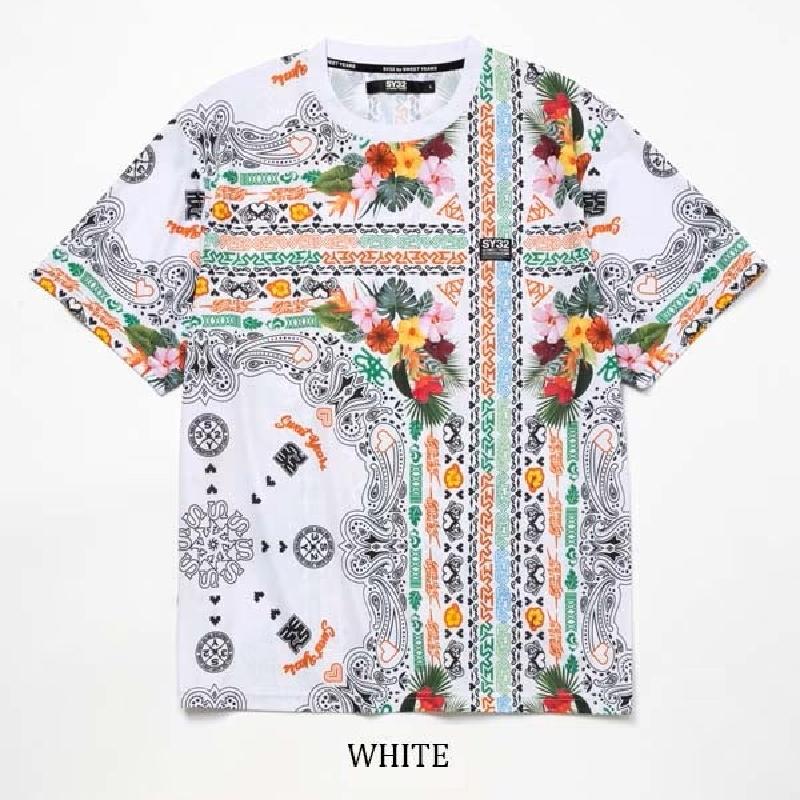 大きいサイズ メンズ SY32 by SWEET YEARS 半袖 Tシャツ GRADATION LOGO TEE 半袖 Tシャツ XXXL XXXXL | SY32 by SWEET YEARS | 07
