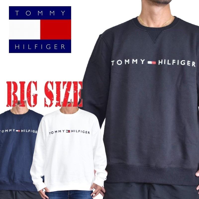 最適な材料 大きいサイズメンズ Tommy Hilfiger トミーヒルフィガー ロゴ刺繍 クルーネック スウェットシャツ トレーナー 裏起毛 Xl Xxl Xxxl 正規品 Www Technet 21 Org