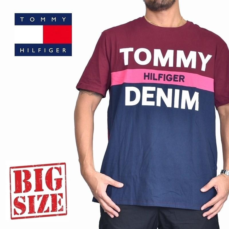大きいサイズメンズ トミーヒルフィガーデニム クルーネック 半袖ｔシャツ Usaモデル Tommy Hilfiger Denim Xl Xxl Xxxl M便 1 1 Th 027 V Deff 大きいサイズメンズ専門店 通販 Yahoo ショッピング