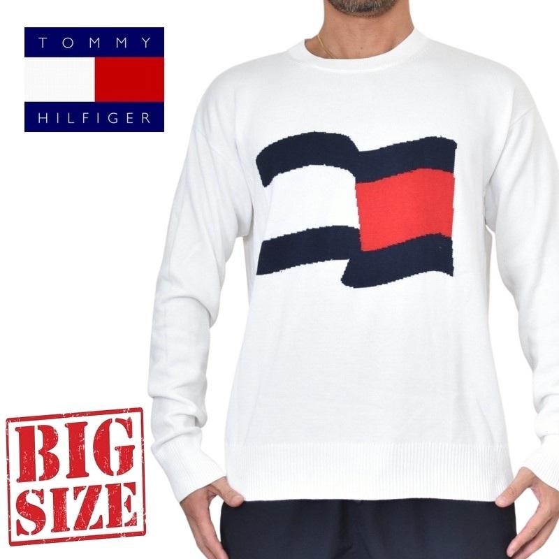 TOMMY HILFIGER SALE 大きいサイズメンズ トミーヒルフィガー クルー  