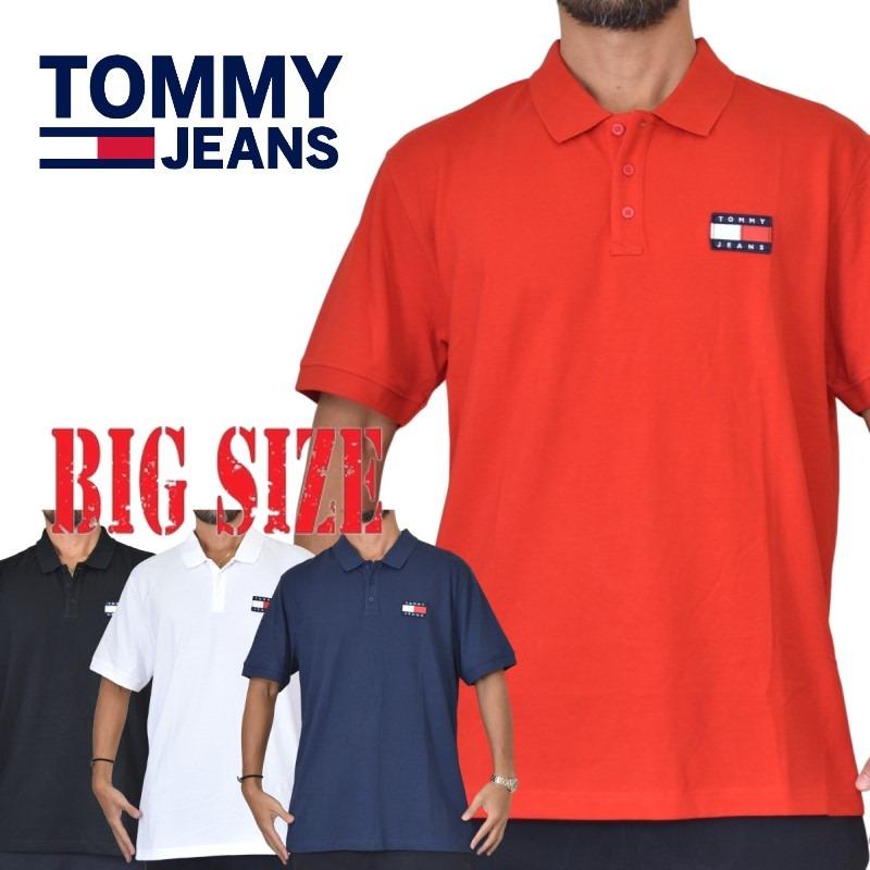 トミージーンズ　マルチカラー　ポロシャツ　ビッグサイズ　大きいサイズ TOMMY HILFIGER SALE 大きいサイズメンズ JEANS トミージーンズ