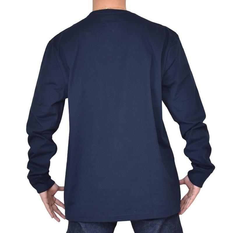 大きいサイズメンズ トミーヒルフィガー TOMMY HILFIGER 長袖Ｔシャツ ロンＴ ロゴ刺繍 Long-Sleeve Tonal Flag Logo T-Shirt XL XXL | TOMMY HILFIGER | 04