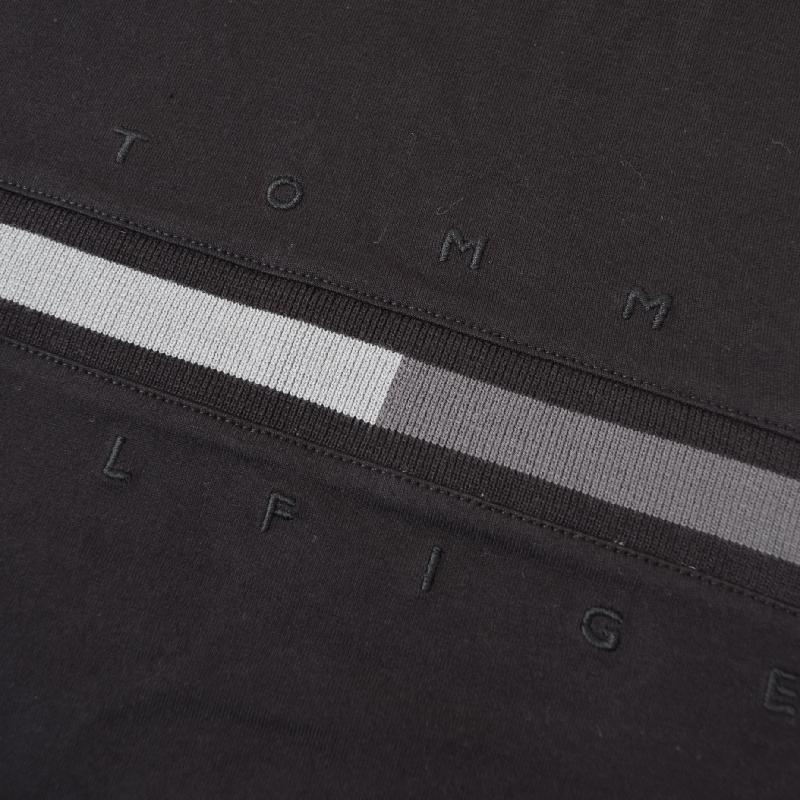 大きいサイズメンズ トミーヒルフィガー TOMMY HILFIGER 長袖Ｔシャツ ロンＴ ロゴ刺繍 Long-Sleeve Tonal Flag Logo T-Shirt XL XXL | TOMMY HILFIGER | 08