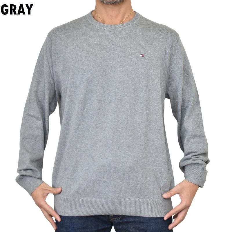 大きいサイズメンズ トミーヒルフィガー TOMMY HILFIGER クルーネック コットン 長袖 トップス フラッグロゴ ワンポイント刺繍 丸首 Crewneck Sweater XXXL XXL | TOMMY HILFIGER | 03