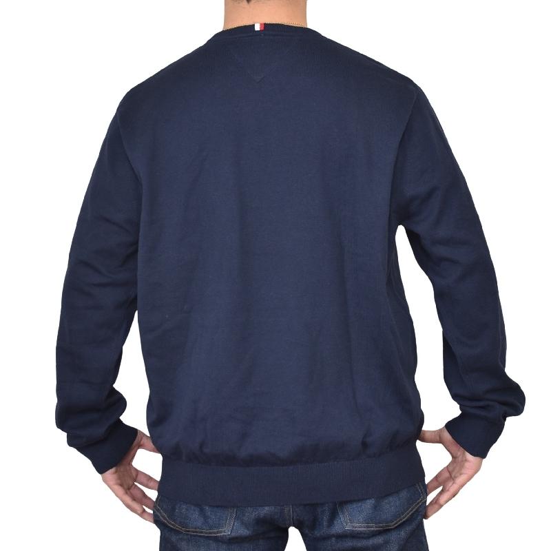 大きいサイズメンズ トミーヒルフィガー TOMMY HILFIGER クルーネック コットン 長袖 トップス フラッグロゴ ワンポイント刺繍 丸首 Crewneck Sweater XXXL XXL | TOMMY HILFIGER | 06