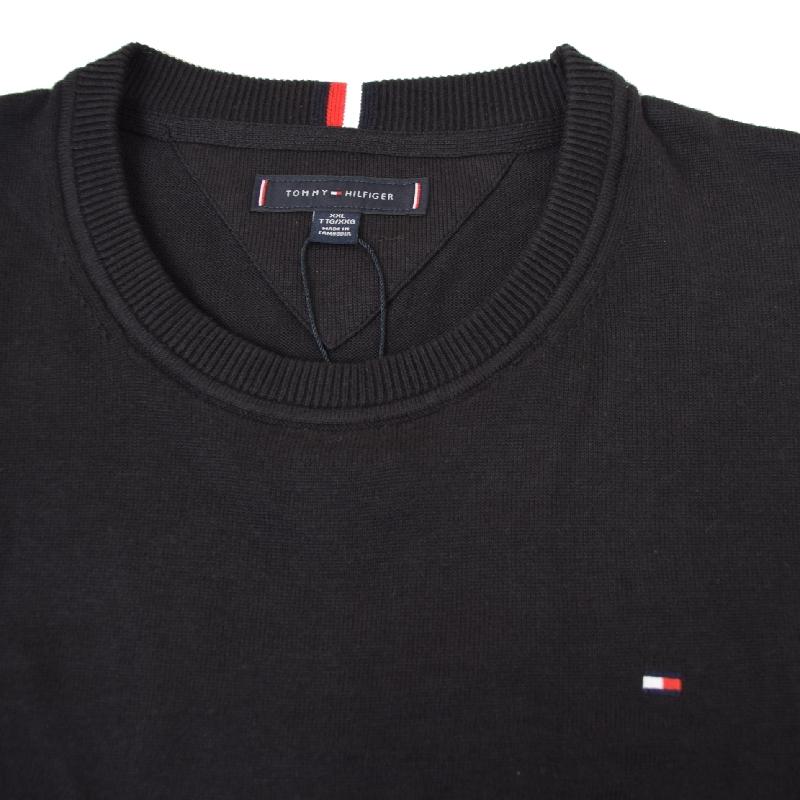 大きいサイズメンズ トミーヒルフィガー TOMMY HILFIGER クルーネック コットン 長袖 トップス フラッグロゴ ワンポイント刺繍 丸首 Crewneck Sweater XXXL XXL | TOMMY HILFIGER | 07
