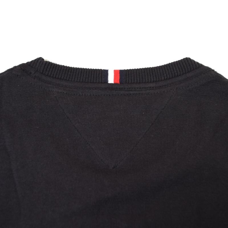 大きいサイズメンズ トミーヒルフィガー TOMMY HILFIGER クルーネック コットン 長袖 トップス フラッグロゴ ワンポイント刺繍 丸首 Crewneck Sweater XXXL XXL | TOMMY HILFIGER | 08