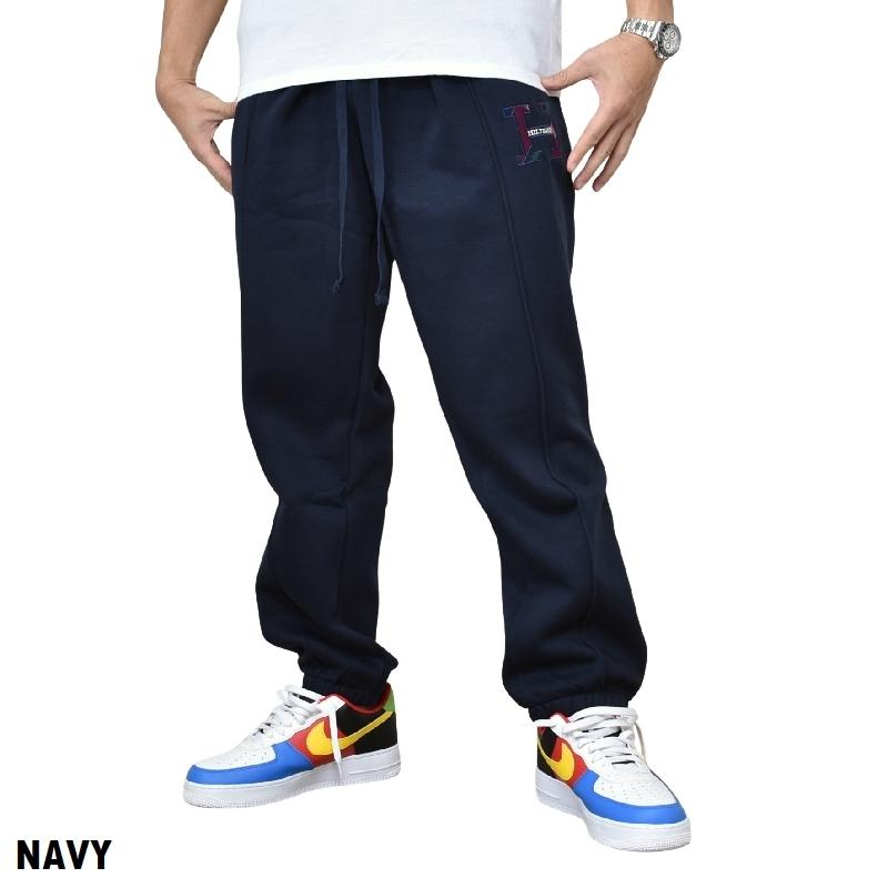 大きいサイズメンズ TOMMY HILFIGER トミーヒルフィガー Plaid Monogram Logo Fleece Sweatpant モノグラムロゴ フリース スウェットパンツ 裏起毛 XL XXL | TOMMY HILFIGER | 01
