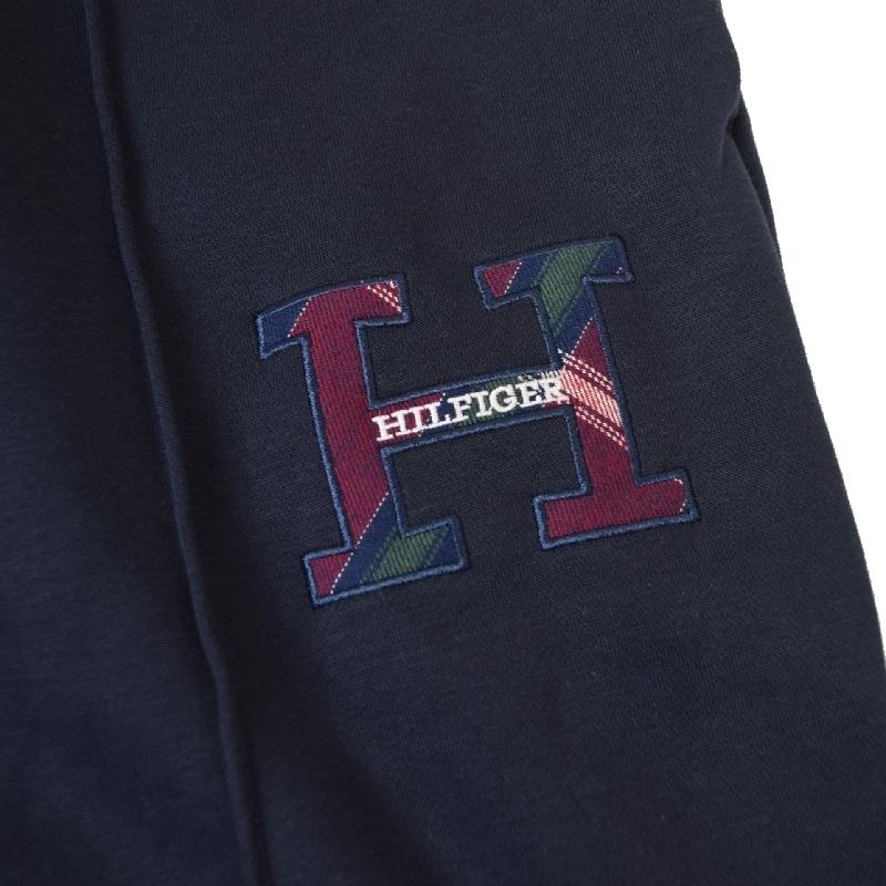 大きいサイズメンズ TOMMY HILFIGER トミーヒルフィガー Plaid Monogram Logo Fleece Sweatpant モノグラムロゴ フリース スウェットパンツ 裏起毛 XL XXL | TOMMY HILFIGER | 06