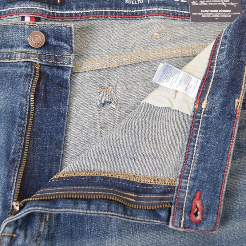 大きいサイズメンズ TOMMY HILFIGER トミーヒルフィガー デニムパンツ ジーンズ ジーパン LOOSE ルーズフィット 極太 ストリート 太目 42インチ | TOMMY HILFIGER | 03