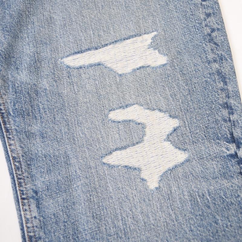大きいサイズメンズ TOMMY HILFIGER トミーヒルフィガー Jeans リラックスストレート ダメージ 加工 デニムパンツ ジーンズ ジーパン ヘンプ混 40 42 44インチ | TOMMY HILFIGER | 05