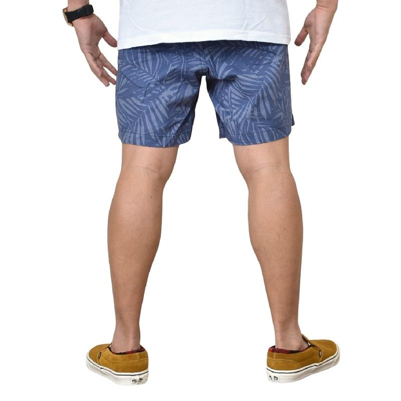 大きいサイズ メンズ トミーヒルフィガー TOMMY HILFIGER コットンリネンショーツ ハーフパンツ ハーパン ショートパンツ ヤシの木柄 麻混 7inch XL XXL | TOMMY HILFIGER | 02