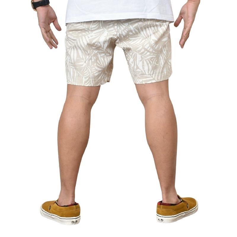 大きいサイズ メンズ トミーヒルフィガー TOMMY HILFIGER コットンリネンショーツ ハーフパンツ ハーパン ショートパンツ ヤシの木柄 麻混 7inch XL XXL | TOMMY HILFIGER | 04