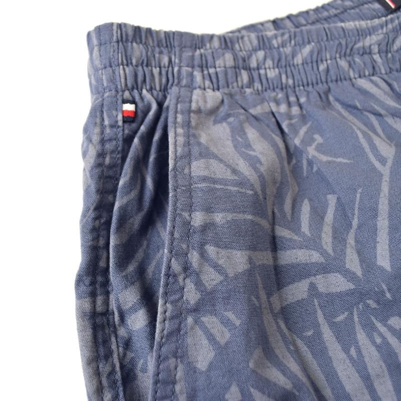 大きいサイズ メンズ トミーヒルフィガー TOMMY HILFIGER コットンリネンショーツ ハーフパンツ ハーパン ショートパンツ ヤシの木柄 麻混 7inch XL XXL | TOMMY HILFIGER | 06