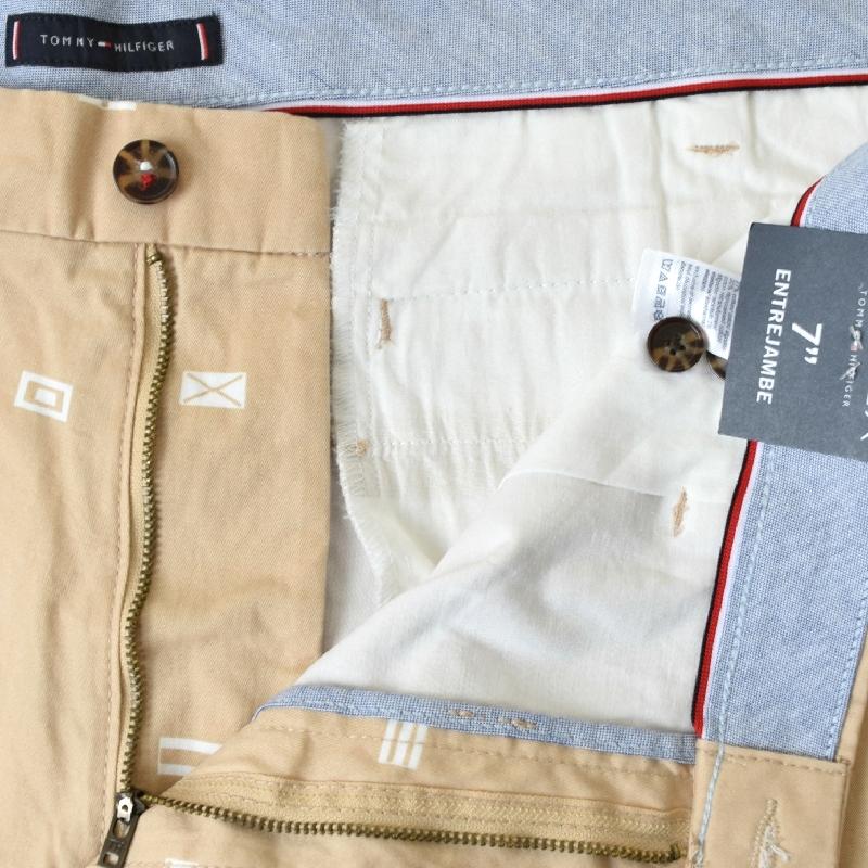 大きいサイズ メンズ トミーヒルフィガー TOMMY HILFIGER フラッグ柄 チノショーツ ハーフパンツ ハーパン ショートパンツ 7inch 38 40 42 44インチ | TOMMY HILFIGER | 05