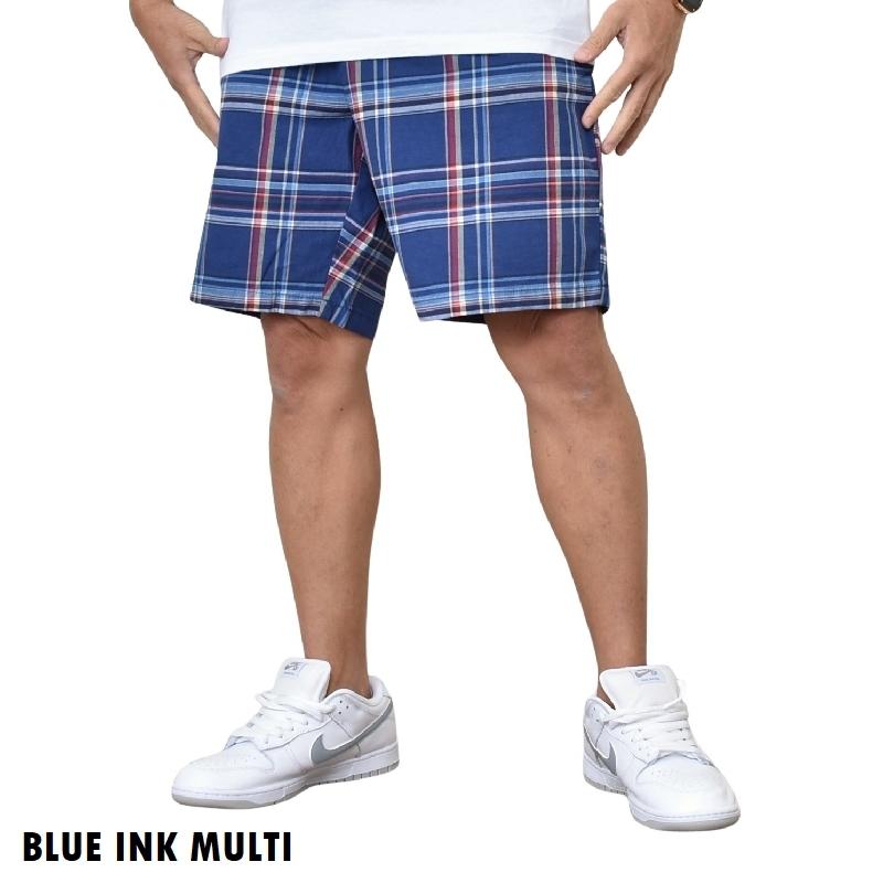 大きいサイズ メンズ トミーヒルフィガー TOMMY HILFIGER チェック柄 ツイルショーツ ハーフパンツ ハーパン ショートパンツ 9inch 38 40 42 44インチ | TOMMY HILFIGER | 01
