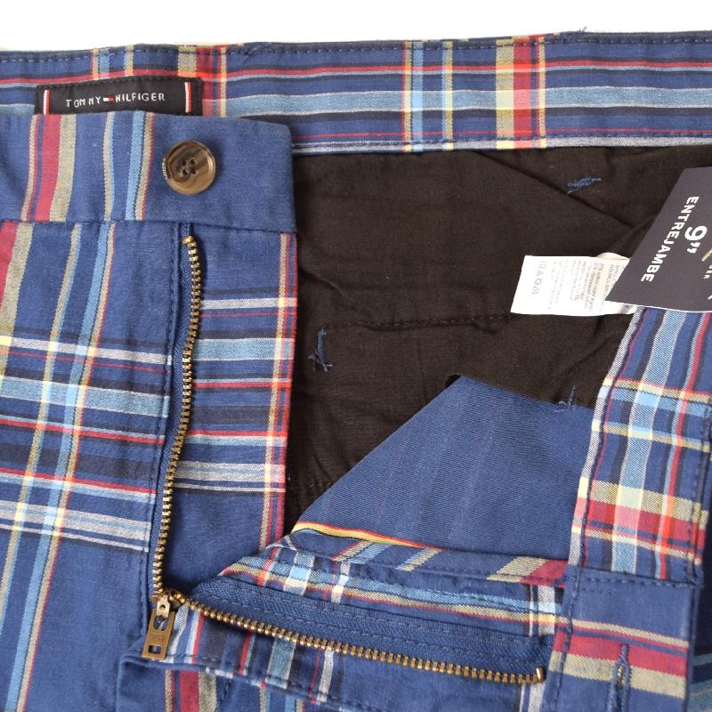 大きいサイズ メンズ トミーヒルフィガー TOMMY HILFIGER チェック柄 ツイルショーツ ハーフパンツ ハーパン ショートパンツ 9inch 38 40 42 44インチ | TOMMY HILFIGER | 05
