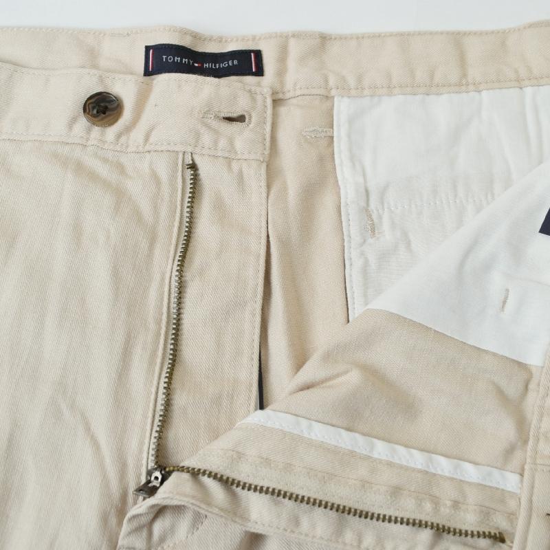 大きいサイズ メンズ トミーヒルフィガー TOMMY HILFIGER コットンリネンショーツ ハーフパンツ ハーパン ショートパンツ 麻混 7inch 40 42インチ | TOMMY HILFIGER | 03