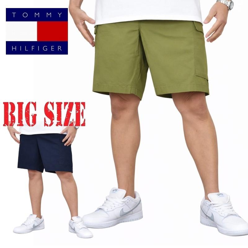 大きいサイズ メンズ トミーヒルフィガー TOMMY HILFIGER Garment Dyed Cargo Short カーゴショーツ ハーフパンツ ショートパンツ 42 44インチ | TOMMY HILFIGER