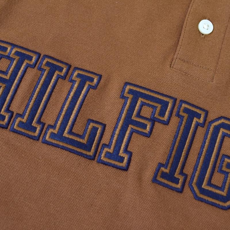 大きいサイズメンズ トミーヒルフィガー TOMMY HILFIGER 鹿の子 半袖 ポロシャツ アーチロゴ アップリケ 刺繍 ゴルフ カジュアル Regular Fit Logo Polo XXL | TOMMY HILFIGER | 04