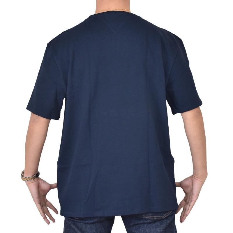 大きいサイズメンズ TOMMY HILFIGER トミーヒルフィガー ヘビーウェイト 半袖Ｔシャツ ロゴ刺繍 Archive Tonal Logo Heavyweight T-Shirt XXL | TOMMY HILFIGER | 02