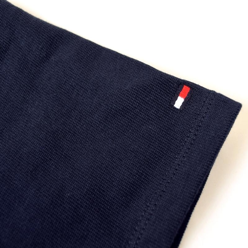 大きいサイズメンズ TOMMY HILFIGER トミーヒルフィガー ヘビーウェイト 半袖Ｔシャツ ロゴ刺繍 Archive Tonal Logo Heavyweight T-Shirt XXL | TOMMY HILFIGER | 04