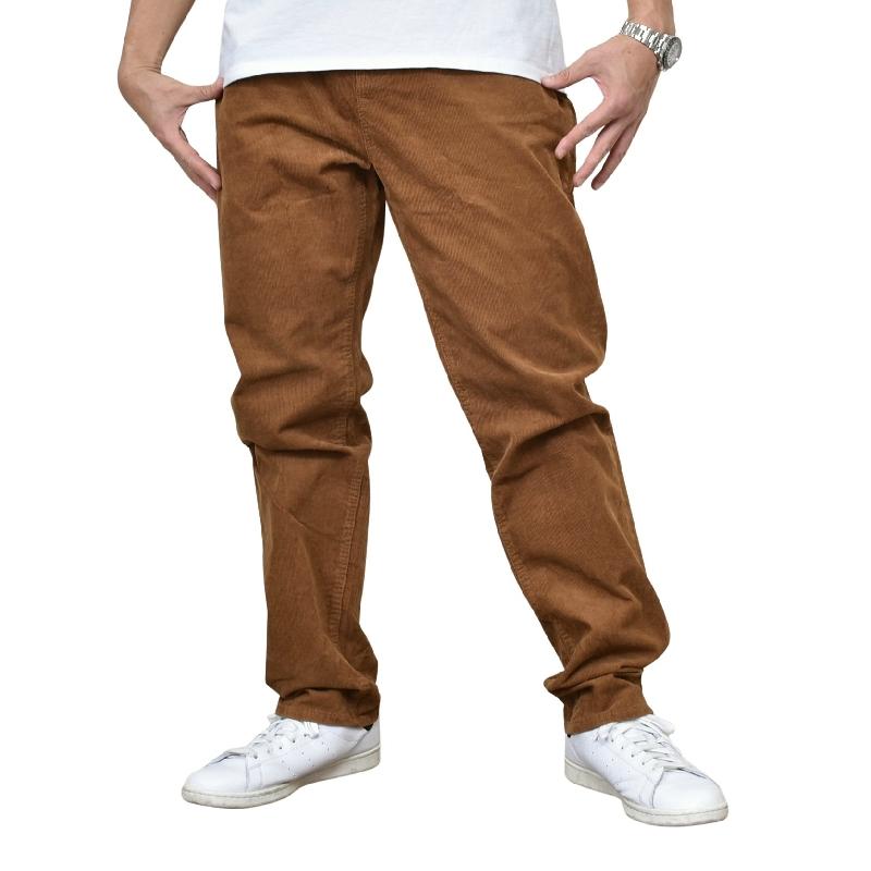 大きいサイズメンズ TOMMY HILFIGER トミーヒルフィガー Corduroy Pant ストレッチ ストレート コーデュロイパンツ ワークパンツ ブラウン 茶色 40 42 38インチ | TOMMY HILFIGER | 01