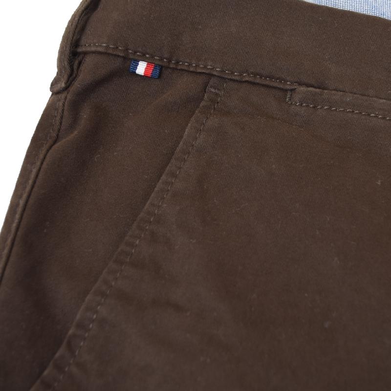 大きいサイズメンズ TOMMY HILFIGER トミーヒルフィガー ストレッチ ストレート パンツ TH Flex トミーチノ ワークパンツ ゴルフ ブラウン 茶色 40 42 44インチ | TOMMY HILFIGER | 04