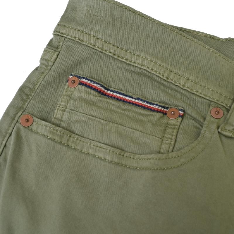 大きいサイズメンズ TOMMY HILFIGER トミーヒルフィガー 5-Pocket Pant チノパン 5ポケット ガーメントウォッシュ ストレート カーキ オリーブ 44インチ | TOMMY HILFIGER | 04